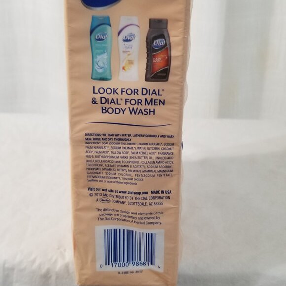 Dial 10 Glycerin Bars White Peach & Shea Butter NutriSkin Brand New - Picture 14 of 14